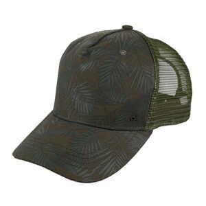 Regatta Mens Tassian Palm Print Trucker Cap / Capulet
